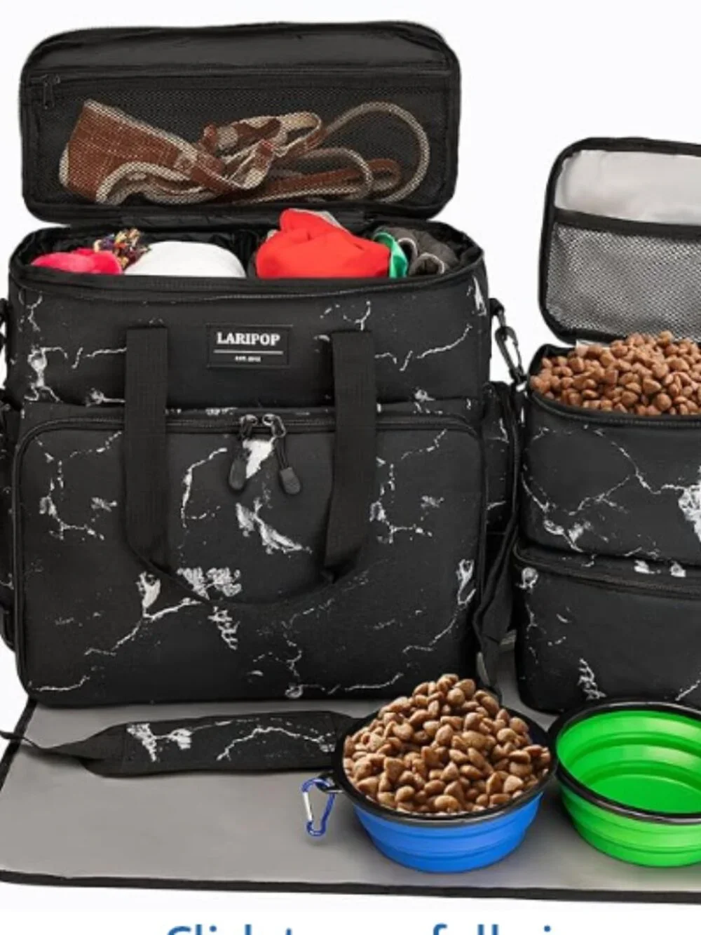 Dog Travel Bag — Marble Modern